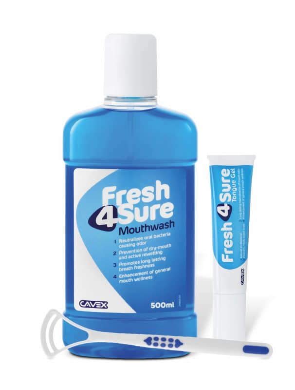 Cavex Fresh4Sure: effective 3-step oral care system