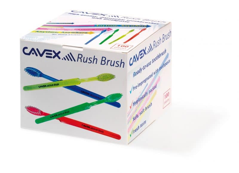 Cavex Rush Brush: de kant-en-klare tandenborstel voor onderweg
